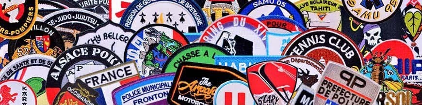 Ecussons patch brodé 8 cm - Belbourg imprimé et personnalisé pour